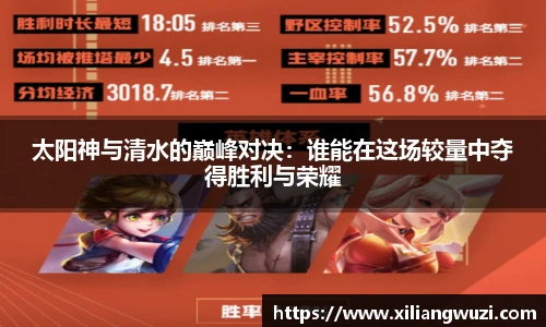 太阳神与清水的巅峰对决:谁能在这场较量中夺得胜利与荣耀